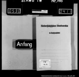 Übersendung des Depositengeldes durch das Friedensgericht Königslutter und die Auszahlung daraus geforderter Depositen