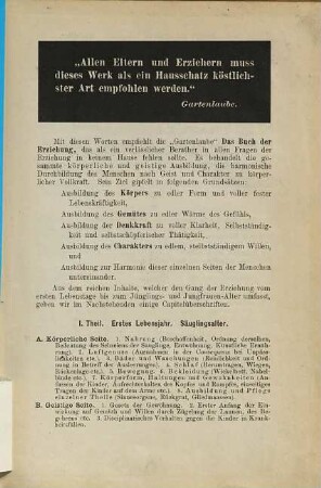 Ärztliche Zimmergymnastik oder System der ohne Gerät und Beistand überall ausführbaren heilgymnastischen Freiübungen als Mittel der Gesundheit und Lebenstüchtigkeit : für beide Geschlechter und jedes Alter entworfen