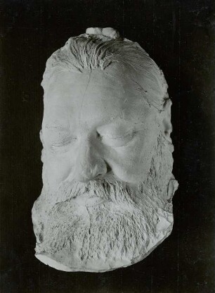 Totenmaske des Geschichtsschreibers Heinrich von Treitschke