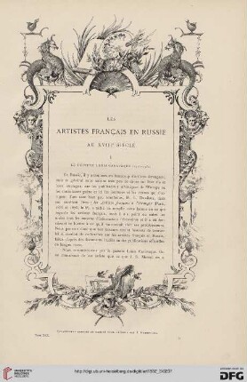 8: Les artistes franҫais en Russie au XVIIIe siècle