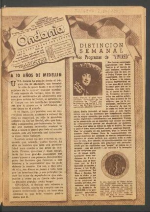 Distinción semanal a los programas de "Vivired"