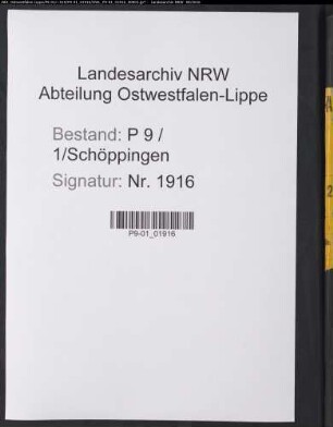 Sterberegister Standesamt Schöppingen