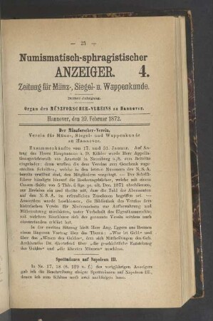 4. 29. Februar 1872