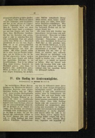 ¬Ein¬ Ausflug der Konferenzmitglieder : Konferenzvortrag