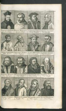 Porträts von Theologen etc.