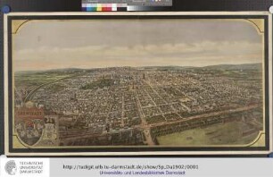 Plan von Darmstadt 1902