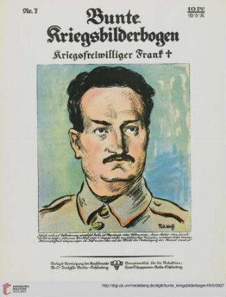 Nr. 7, Kriegsfreiwilliger Frank †