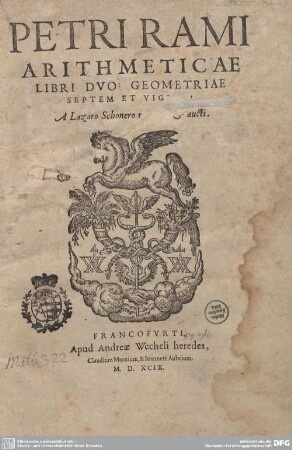 Arithmeticae Libri Duo, Geometriae Septem Et Viginti