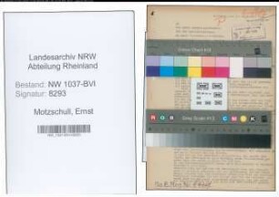 Entnazifizierung Ernst Motzschull , geb. 21.09.1893 (Polizeibeamter)