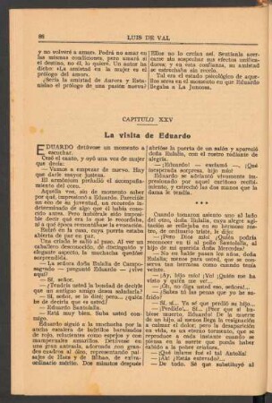 Capítulo XXV : La visita de Eduardo