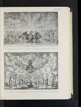 Abb. 77. Buontalenti, Zeichnung zum 1. Intermezzo von 1585, Florenz, Gab. delle Stampe (zu Seite 264).