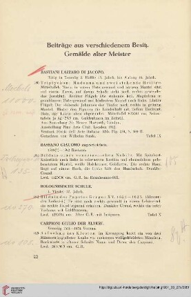 Beiträge aus verschiedenem Besitz (Nr. 180-252)