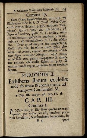 Periodus II. Exhibens statum ecclesiæ inde ab ætate Neronis usque ad tempora Constantini M. ...
