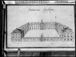 Heidelberg Aus Thesaurus Palatinus Zeichnung Seminarium Carolinum