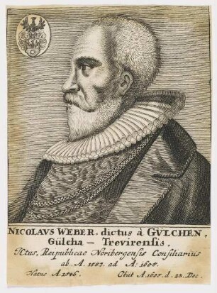 Bildnis des Nicolavs Weber, dictus à Gülchen