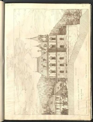 Entwurf zu einem Jagdschloss. Seitenansicht