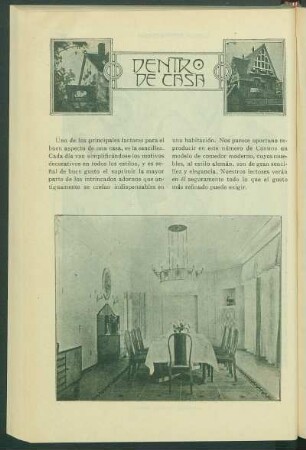 Dentro en casa