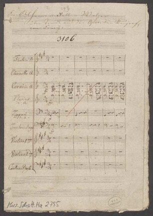 Frankfurter Harmonieball-Walzer, orch - BSB Mus.Schott.Ha 2755 : [heading:] Frankfurter Harmonie=Ball-Walzer // über Tema's [!] aus der Oper, der Raugraf, // von Femÿ.