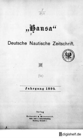 1895: 32. Jahrgang