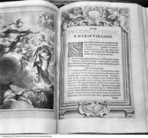 Missale Romanum di Alessandro VII 1662, Dekoration zu "In conceptione B. Mariae Virginis" (S.342)