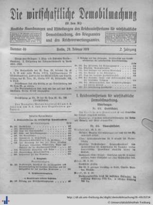 Nr. 49, 28. Februar 1919