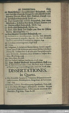 Dissertationes