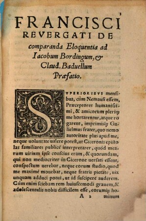 De comparanda Eloquentia
