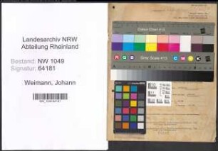 Entnazifizierung Johann Weimann , geb. 26.05.1890 (Buchhalter)