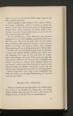Menschen, Tiere, Schriftrollen