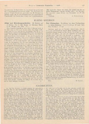 175-176 Kleine Kritiken
