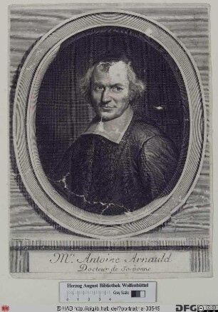 Bildnis Antoine Arnauld (gen. "le Grand Arnauld")
