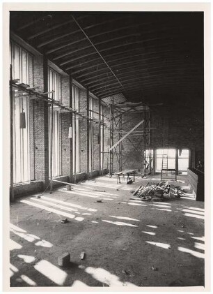 Evangelisches Gemeindezentrum, Herford: Baustelle Kirchenraum