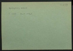 Spingler, Ernst