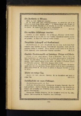 Ein englischer Hilfskreuzer torpediert.
