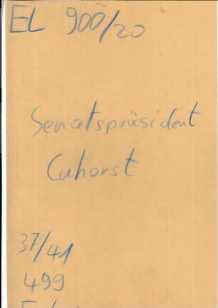 Cuhorst, Hermann Albert - Teil 6