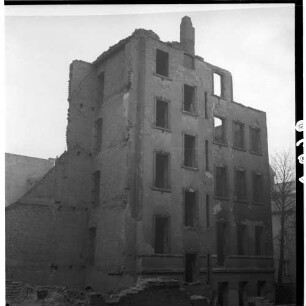 Negativ: Ruine, Gotenstraße 66, 1951