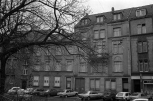 Planungen zur Unterbringung von Spätaussiedlern in den ehemaligen Bürogebäuden der Firma Pfeiffer & May in der Gartenstraße 7 und 9