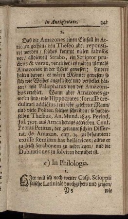e) In Philologia.
