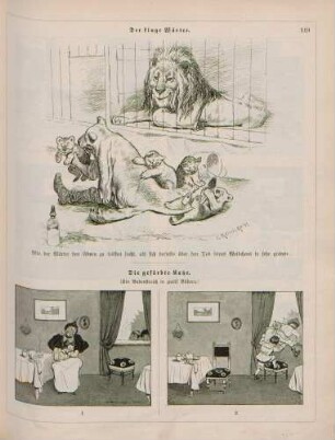 "Der kluge Wärter" "Die gefärbte Katze"