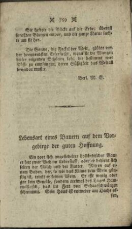 Lebensart eines Bauern auf dem Vorgebirge der guten Hoffnung.