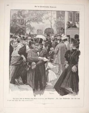 "Bei'm Promenade-Concert"