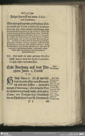 Folget hierauff der dritte Actus und Handlung