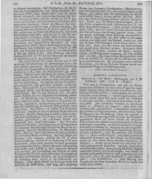 [Mohr, J. M.]: Dichtungen. Kreuznach: Kehr 1830