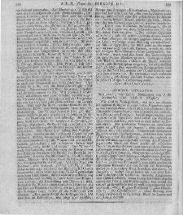 [Mohr, J. M.]: Dichtungen. Kreuznach: Kehr 1830