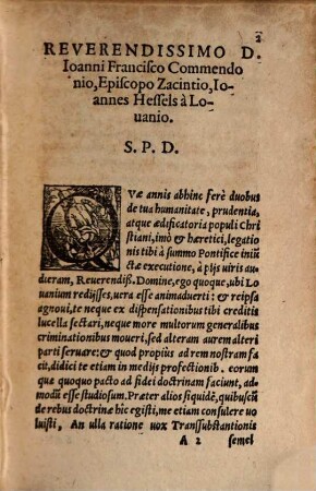 Probatio Corporalis Praesentiae Corporis & sanguinis Dominici in Eucharistia : cum dissolutione eorum quae contra obijciuntur