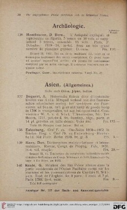Asien (Allgemeines) (Nr. 137 - 144)