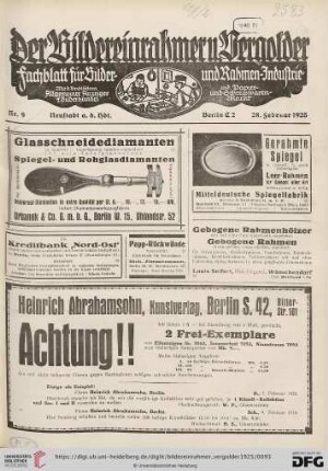 Nr. 9 (28. Februar 1925)