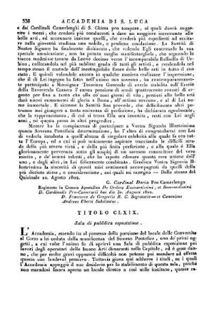 Titolo CLXIX.
