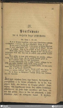 IV. Pṙatkowaṅe na 4. ṅeżelu togo pschichoda