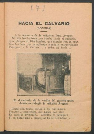Hacía el calvario : (Locura)